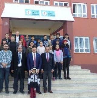 İlçe Milli Eğitim Müdürümüz Ramazan DÖNMEZ, Şube Müdürlerimiz Mustafa ŞEKER ve Mehmet İNCE Tatarlı İlk-ortaokuluna ziyaretleri