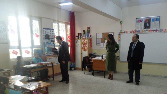 İlçe Milli Eğitim Müdürümüz Ramazan DÖNMEZ ve Şube Müdürümüz Mehmet İNCE´nin Arpagedik İlk-ortaokuluna Ziyaretleri