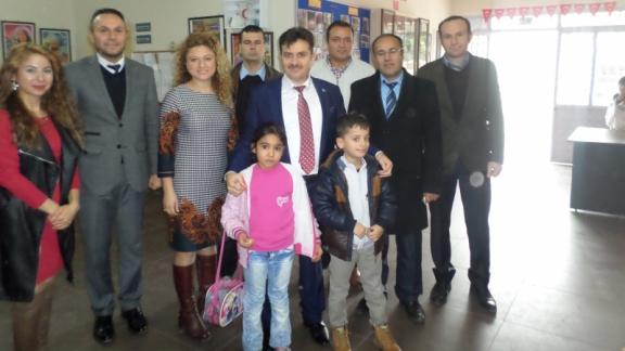 İlçe Milli Eğitim Müdürümüz Ramazan DÖNMEZ ve Şube Müdürümüz Mehmet İNCE´nin Akkent Defne İlk-Ortaokuluna Ziyaretleri