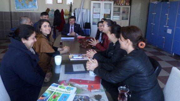 İlçe Milli Eğitim Müdürümüz Sayın Ramazan DÖNMEZ Karahüseyinli İlk-ortaokulu´na Ziyaretleri