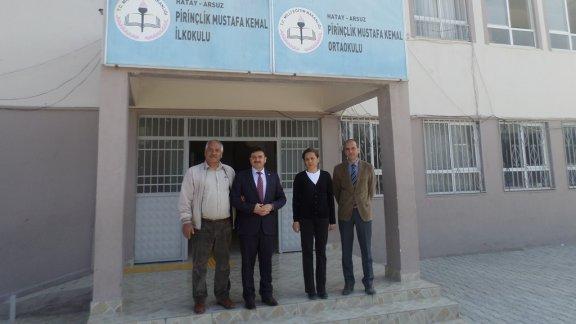 İlçe Milli Eğitim Müdürümüz Sayın Ramazan DÖNMEZ´in Pirinçlik Mustafa Kemal İlk-Ortaokuluna Ziyaretleri