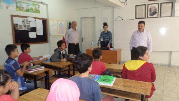 İlçe Milli Eğitim Müdürümüz Sayın Ramazan DÖNMEZ beraberinde Şube Müdürü Sayın Bekir ÇETİN ile Nergizlik İlkokulu ve Ortaokuluna ziyaretleri