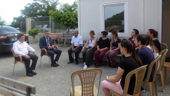 Arsuz Kaymakamı Sayın Musa SARI beraberinde İlçe Milli Eğitim Müdürümüz Sayın Ramazan DÖNMEZ ile İlçemiz Tatarlı İlkokuluna Ziyaretleri