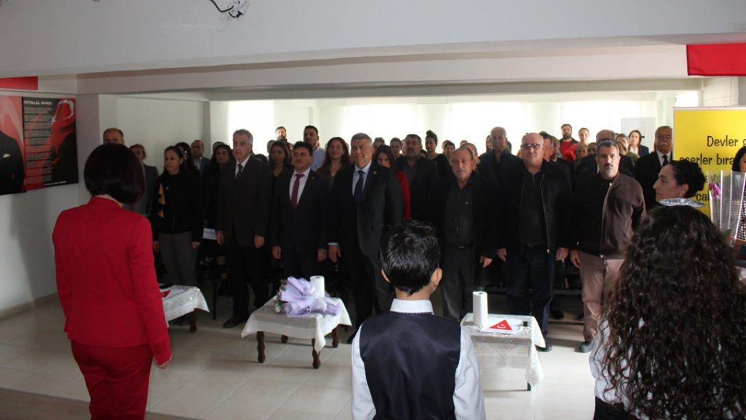 İlçemiz Nardüzü İlkokulunda 12 Mart İstiklal Marşının Kabulü ve Mehmet Akif ERSOY 'u Anma Etkinliği yapıldı