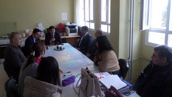 İlçe Milli Eğitim Müdürümüz Ramazan DÖNMEZ ve Şube Müdürümüz Mustafa ŞEKER´in Beyköy İlk-Ortaokuluna ziyaretleri