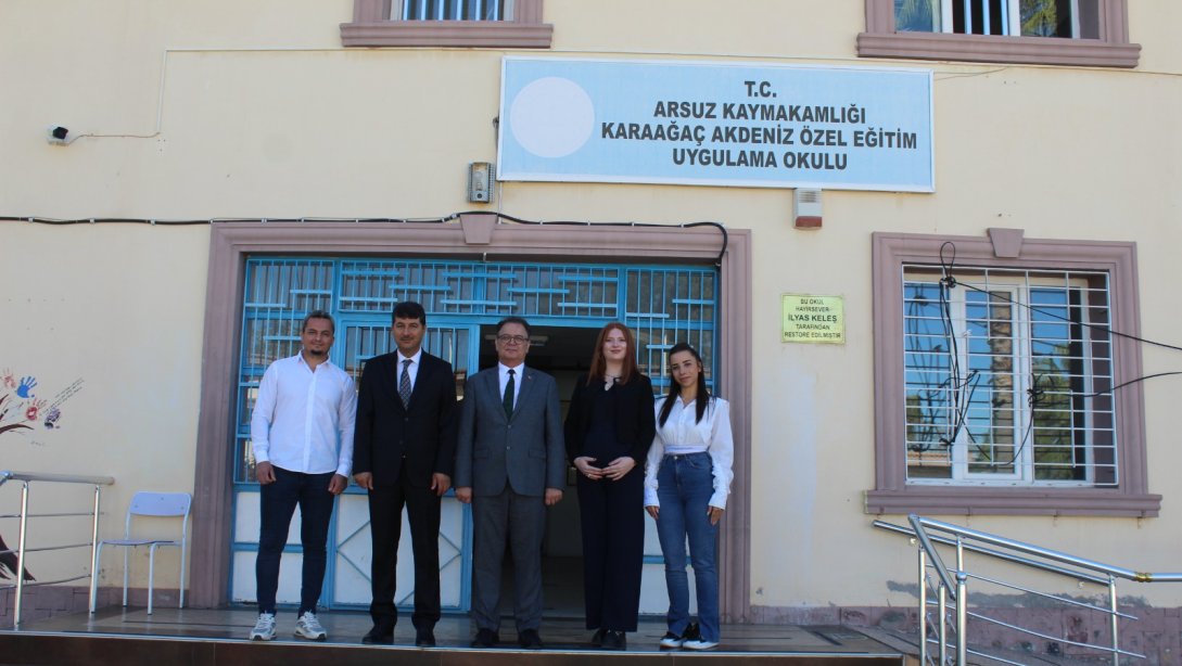 Özel Eğitim ve Rehberlik Hizmetleri Genel Müdürümüz Sn. Doç. Dr. Mustafa Otrar; İlçemizi ziyaret etti.